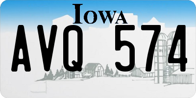 IA license plate AVQ574