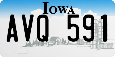 IA license plate AVQ591