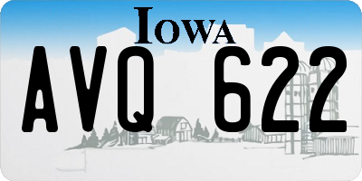 IA license plate AVQ622