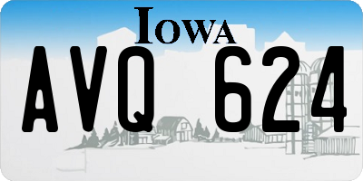 IA license plate AVQ624
