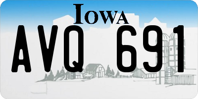IA license plate AVQ691