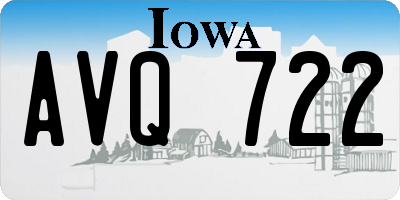 IA license plate AVQ722