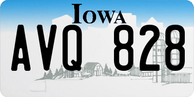 IA license plate AVQ828