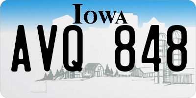 IA license plate AVQ848