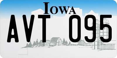 IA license plate AVT095