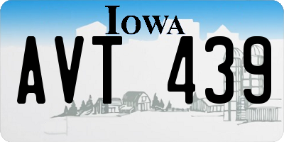 IA license plate AVT439