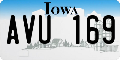 IA license plate AVU169