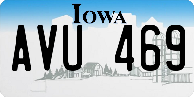 IA license plate AVU469