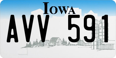 IA license plate AVV591