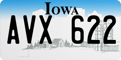 IA license plate AVX622