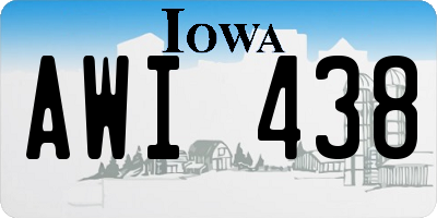 IA license plate AWI438