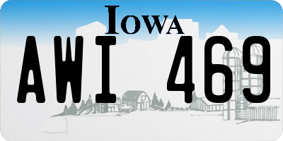 IA license plate AWI469