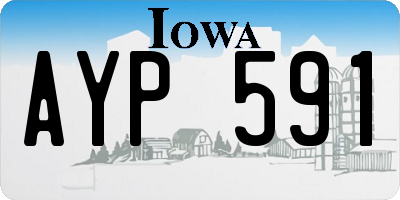 IA license plate AYP591