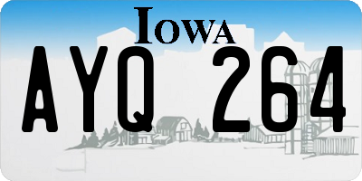 IA license plate AYQ264