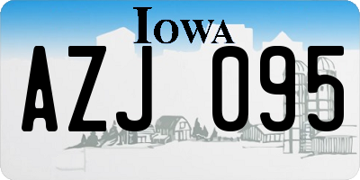 IA license plate AZJ095