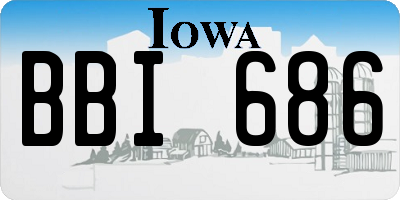 IA license plate BBI686