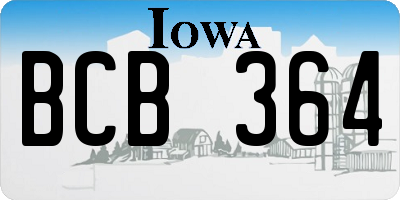 IA license plate BCB364