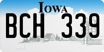 IA license plate BCH339
