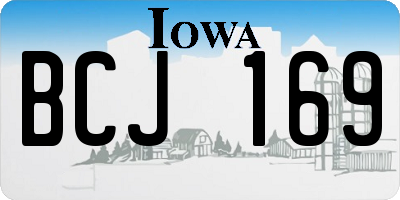 IA license plate BCJ169