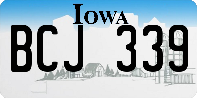 IA license plate BCJ339