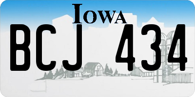 IA license plate BCJ434