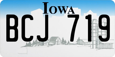 IA license plate BCJ719
