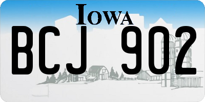 IA license plate BCJ902