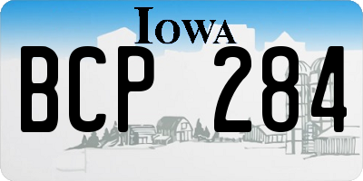 IA license plate BCP284