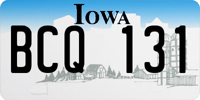 IA license plate BCQ131