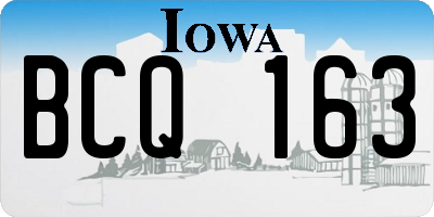 IA license plate BCQ163