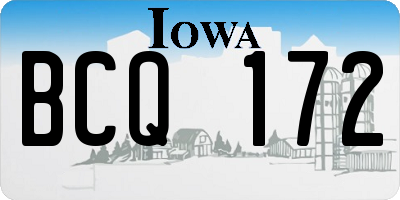 IA license plate BCQ172