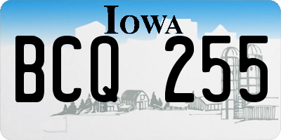 IA license plate BCQ255