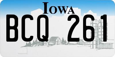 IA license plate BCQ261