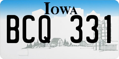IA license plate BCQ331