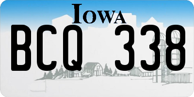 IA license plate BCQ338