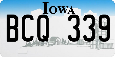 IA license plate BCQ339