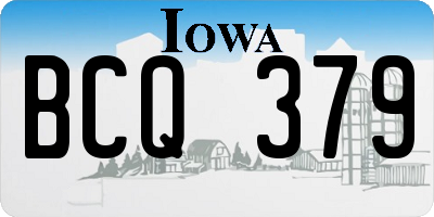 IA license plate BCQ379