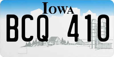 IA license plate BCQ410