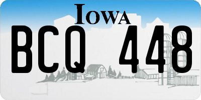 IA license plate BCQ448
