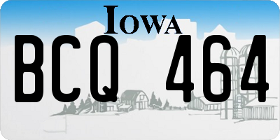 IA license plate BCQ464