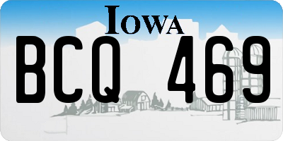 IA license plate BCQ469