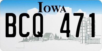 IA license plate BCQ471