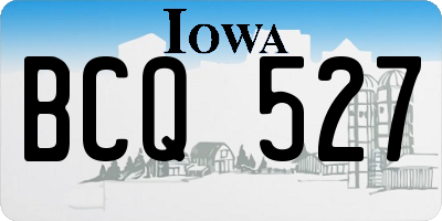 IA license plate BCQ527