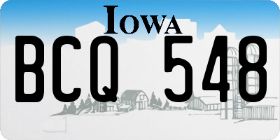 IA license plate BCQ548