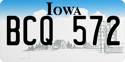 IA license plate BCQ572