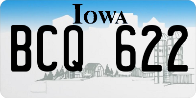 IA license plate BCQ622