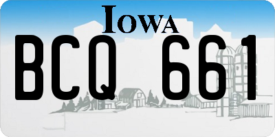 IA license plate BCQ661