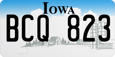 IA license plate BCQ823