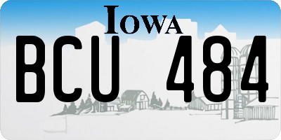 IA license plate BCU484