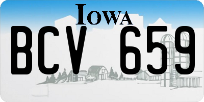 IA license plate BCV659